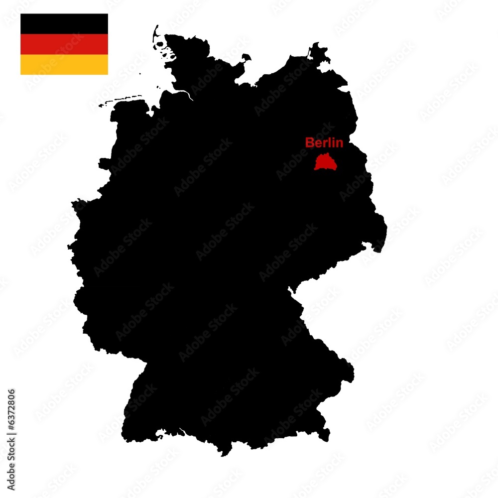 Fototapeta premium deutschland - bundesland berlin