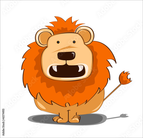 Fototapeta Naklejka Na Ścianę i Meble -  illustration lion