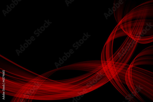 Red wave on black