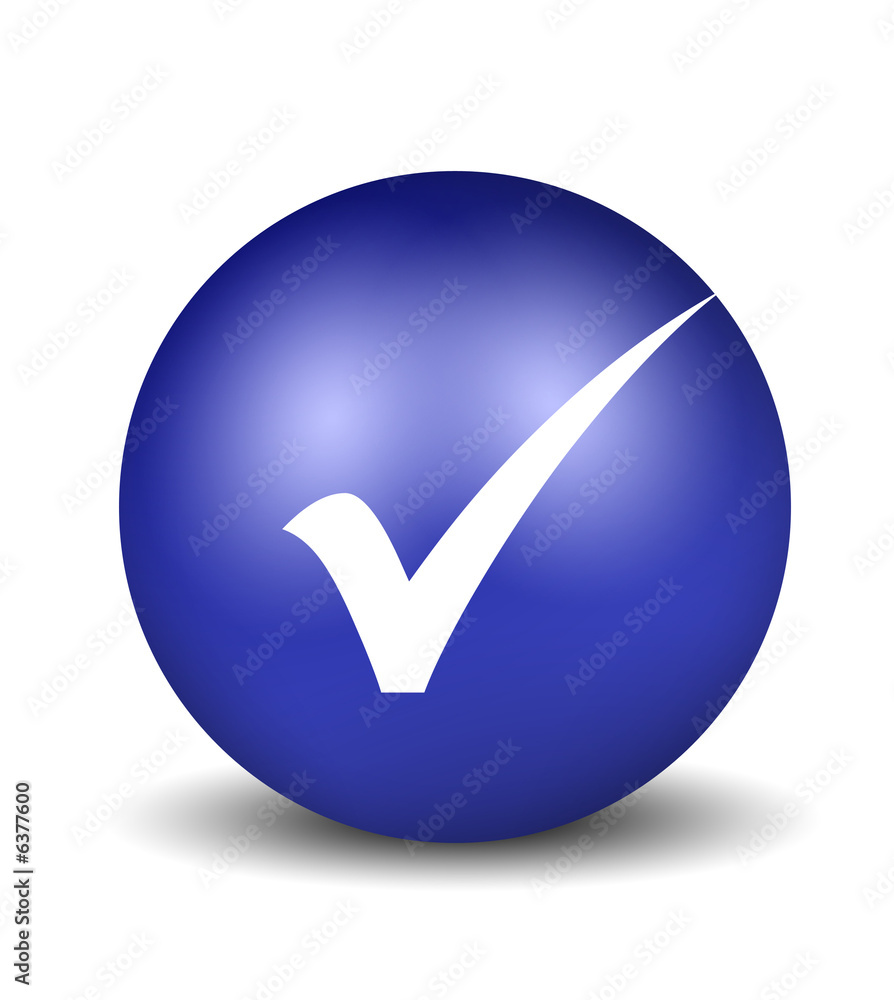 Check Symbol - blue Check Symbol - blue