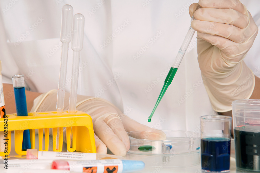 Chemical experiment. Chemical experiment.