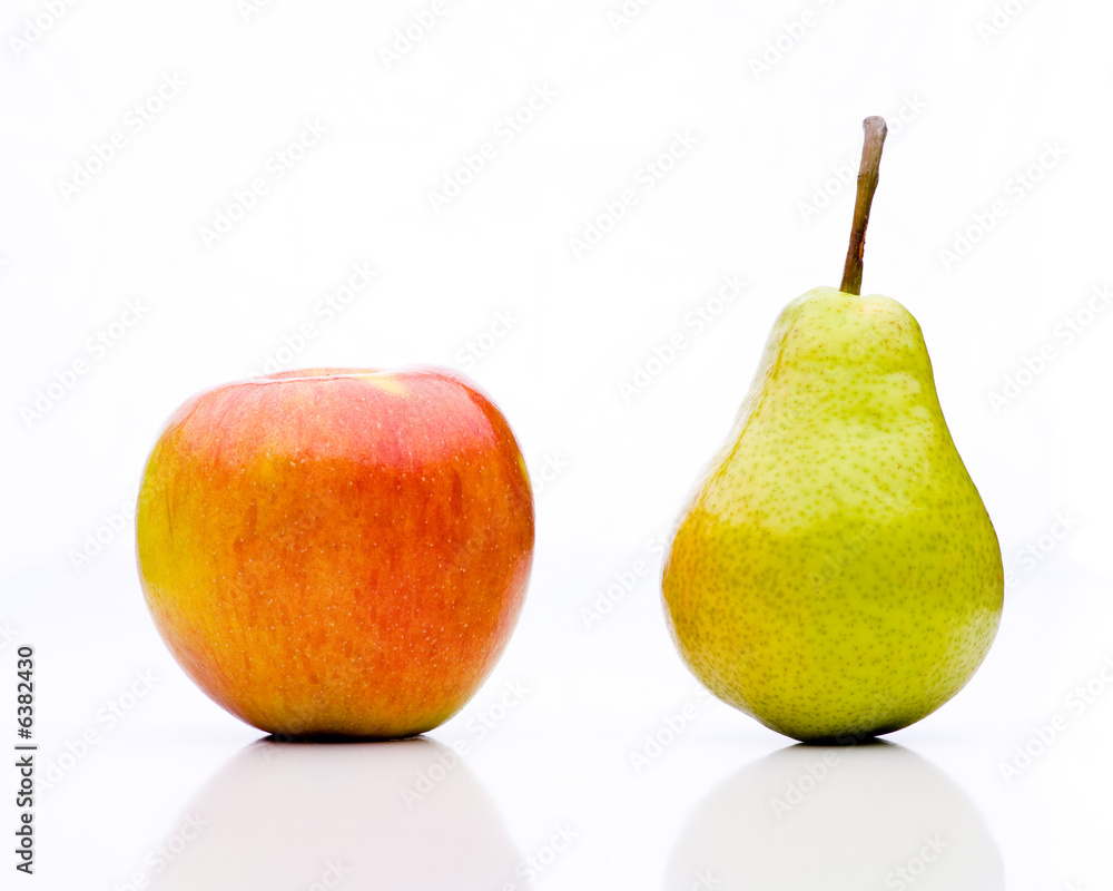 Äpfel mit Birnen vergleichen - die Gegenüberstellung Äpfel mit Birnen vergleichen - die Gegenüberstellung