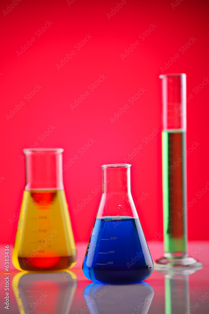 Chemicals in a laboratory Chemicals in a laboratory