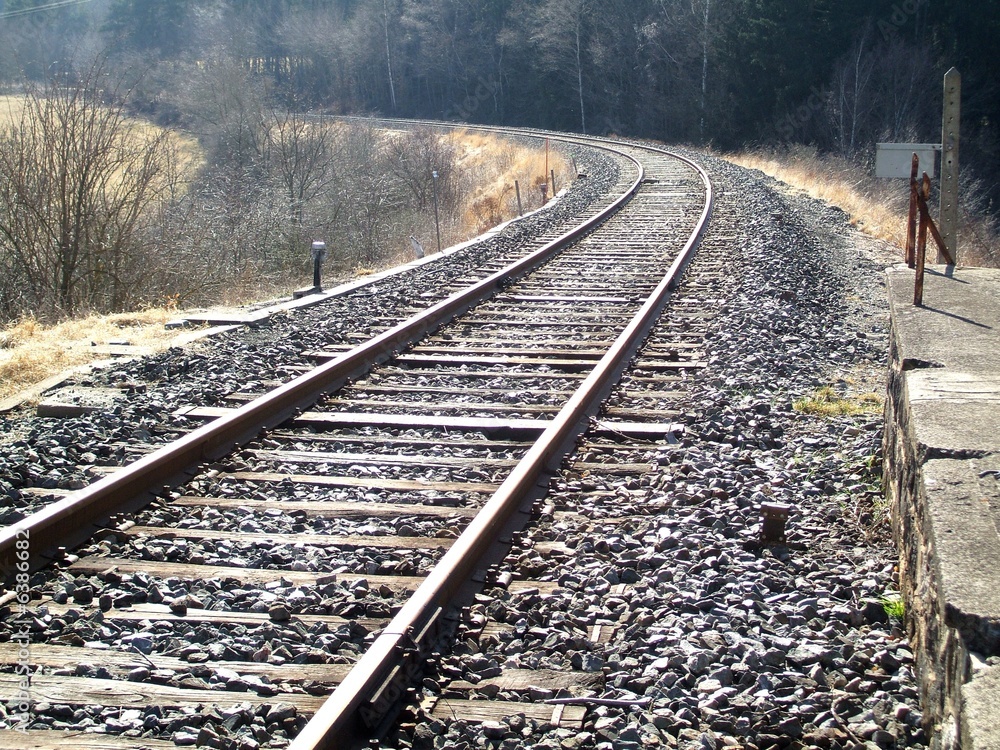 Fototapeta premium rails