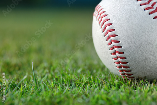 Baseball on the field