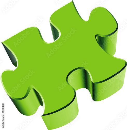 Jigsaw puzzle illustration