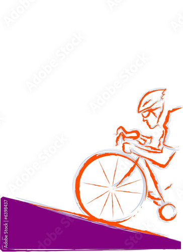 Cyclist illustration