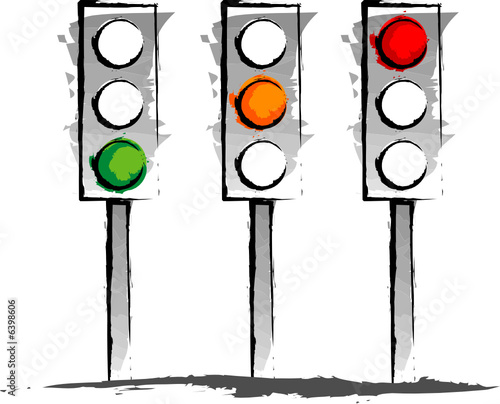 Traffic lights illustration