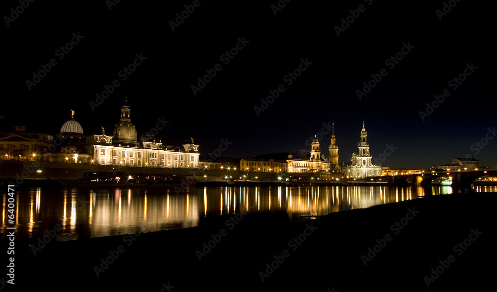 Dresden Nachtpanorama