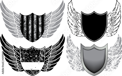 Shields with Wings