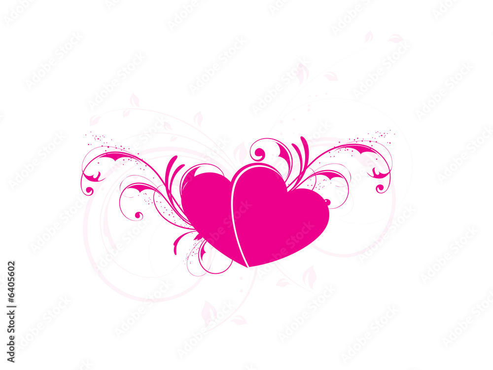 Valentines Day background with Hearts Valentines Day background with Hearts
