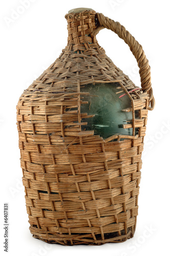 Wall Mural carboy on white background with clipping path.