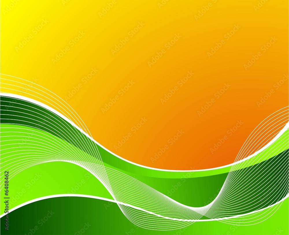 Bjp Green Orange Background Design