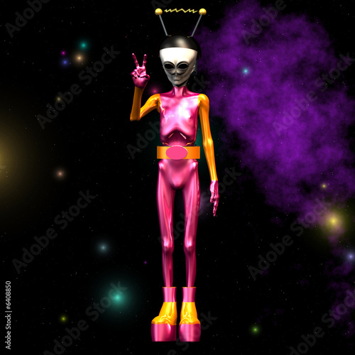 Outerspace / Alien series.Image contains a Clipping Path / Cutti photo