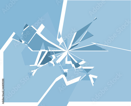 Broken glass illustration