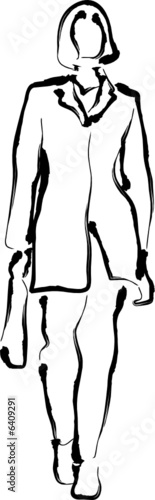 Business woman illustration