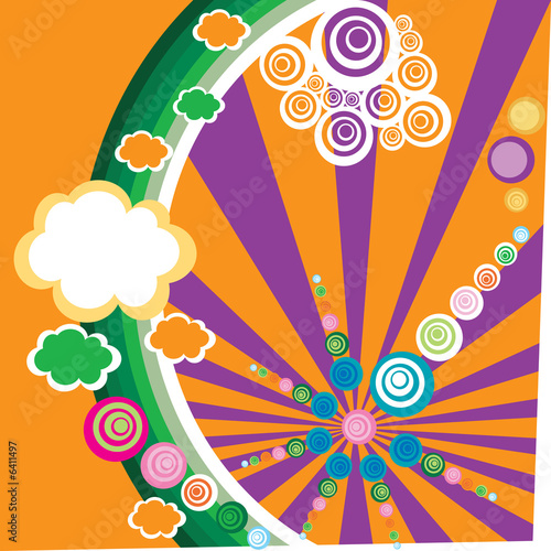 retro style abstract design