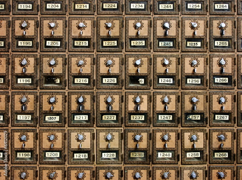 vintage post office boxes