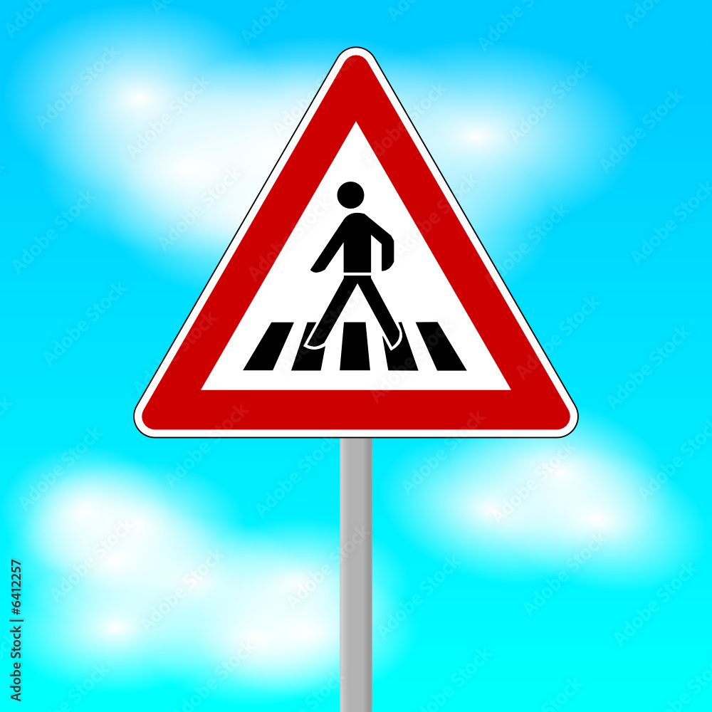 verkehrszeichen fussgängerüberweg verkehrszeichen fussgängerüberweg