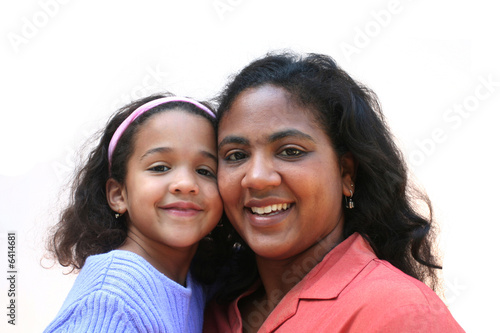 A mother with her daughter ...