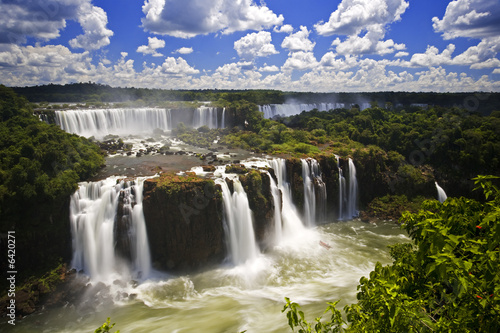 Iguassu Falls is the largest series of waterfalls on the planet,