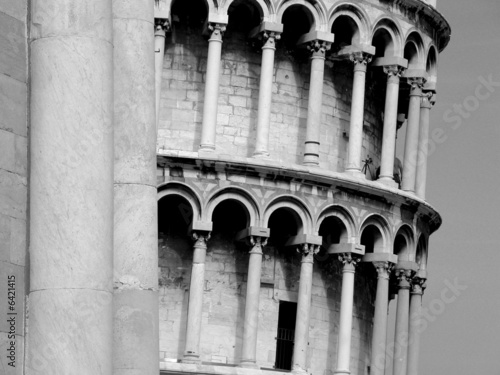 detail of pisa tower
