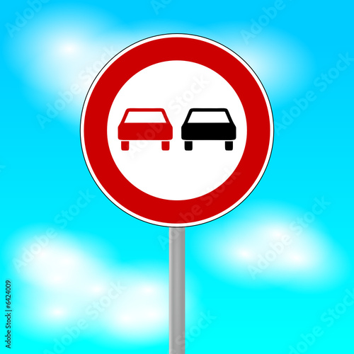 verkehrszeichen überholverbot