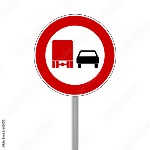 verkehrszeichen lkw-überholverbot