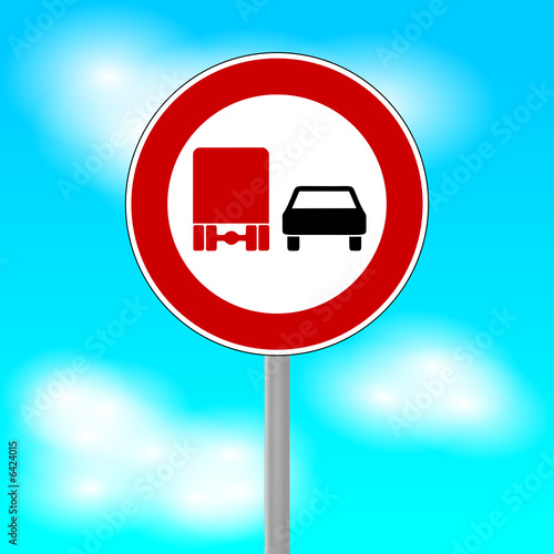 verkehrszeichen lkw-überholverbot