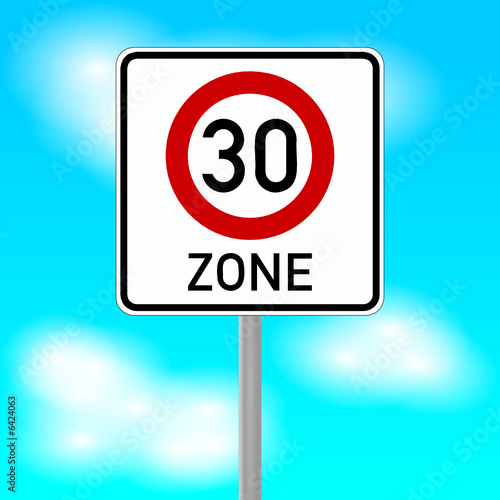 verkehrszeichen 30er zone