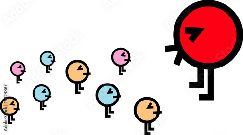 Spread the word illustration