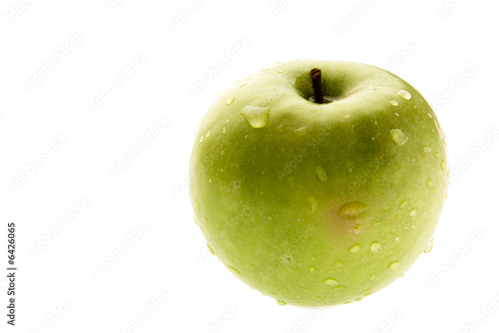 An apple isolated on a white background An apple isolated on a white background