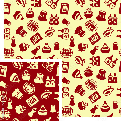 seamless patterns - cooking