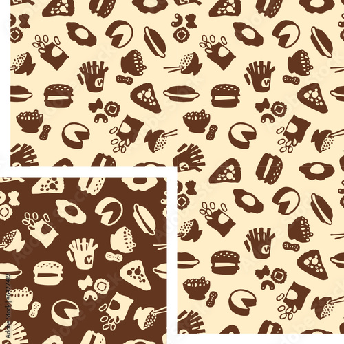 seamless patterns - food   salt