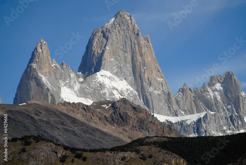 Mount Fitz Roy from El Chalten. Pataginia  Argentina..