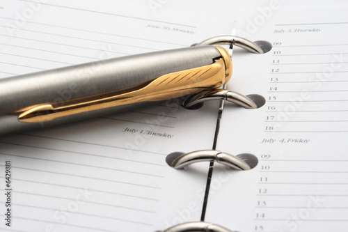 Wallpaper Mural Silver pen on the notebook Torontodigital.ca