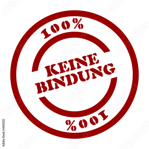 	stempel keine bindung