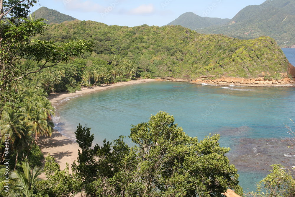 Batibou beach, Dominica, Caribbean