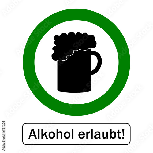 alkohol erlaubt