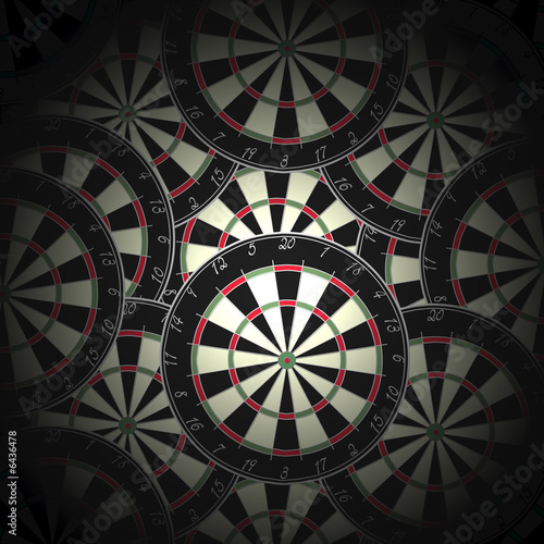 Dartsboard filling the background photo