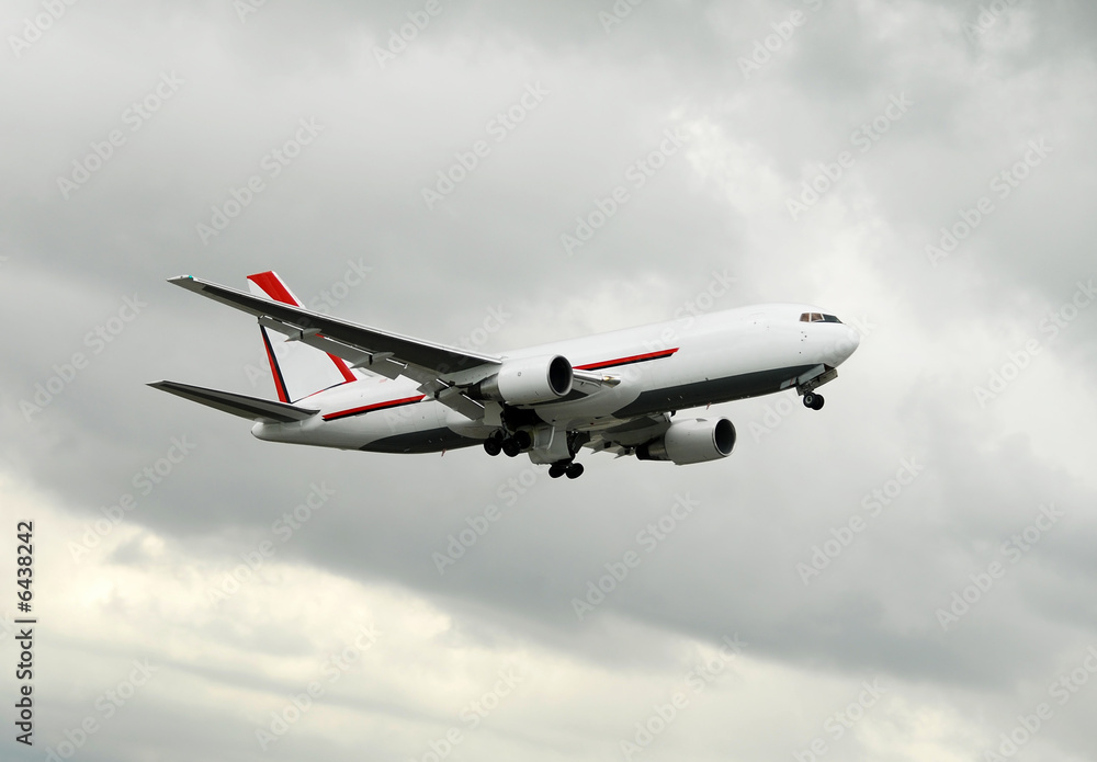 Fototapeta premium Boeing 767 cargo jet