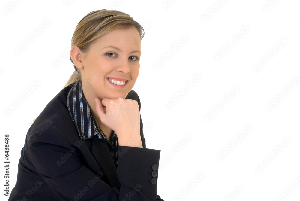 Attractive successful young businesswoman Attractive successful young businesswoman