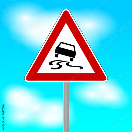 verkehrszeichen schleudergefahr