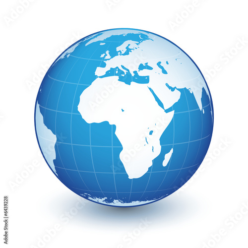Planète terre bleue