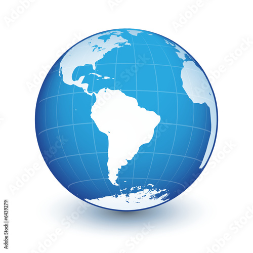 Planète terre bleue