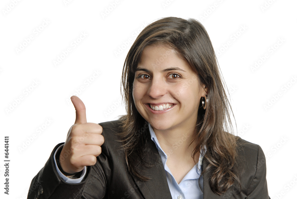 young woman portrait isolated on white background young woman portrait isolated on white background