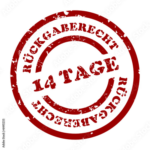 stempel rueckgaberecht 14 tage II