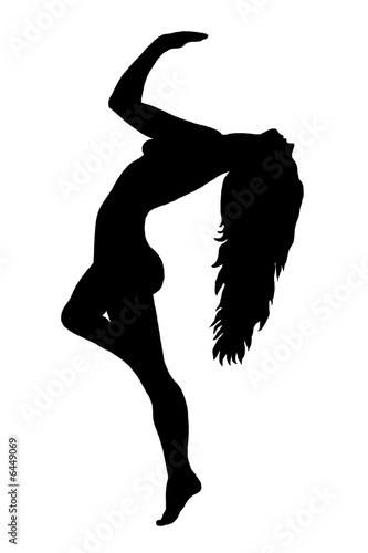 Valokuvatapetti femme danseuse