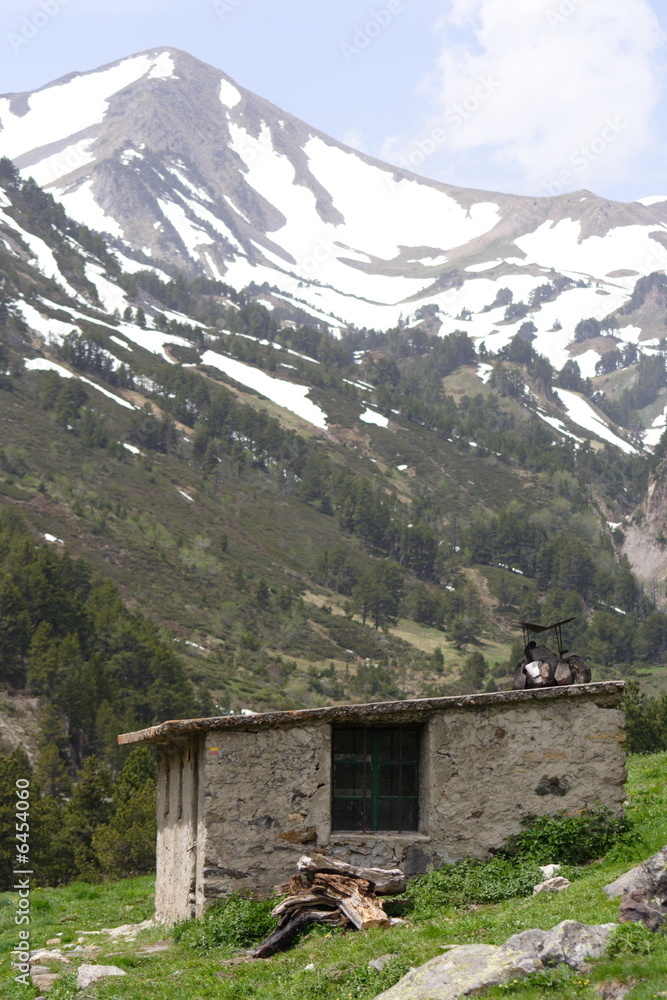 refuge de la jaca de la llosa - pyrenees orientales