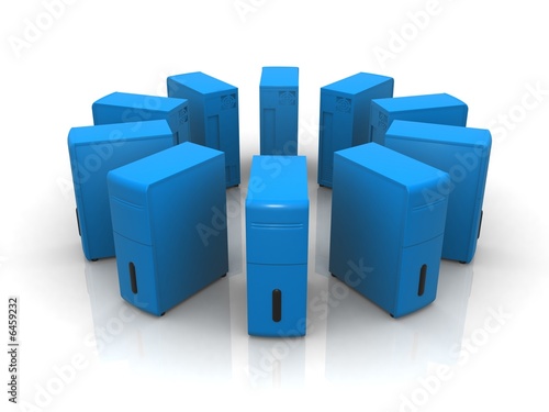 circle of blue servers